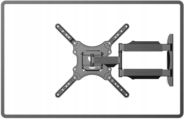 Настінний кронштейн для телевізора LTC — надміцне кріплення для ТВ