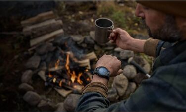 Розумний годинник Garmin Instinct 3 50mm AMOLED – GPS, Multisport, Health Coach, Чорний