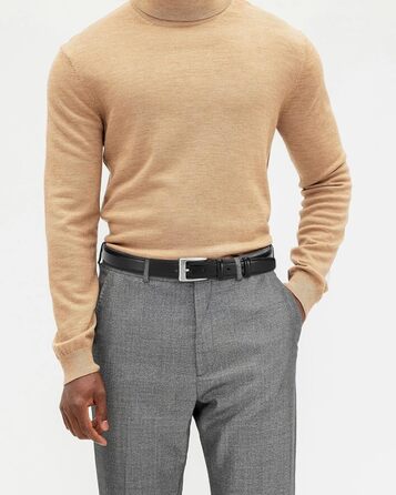 Чоловічий шкіряний ремінь CHAOREN 3 см для бізнесу та формальних заходів, розмір EU 48 (95 см) та EU 52 (105 см)