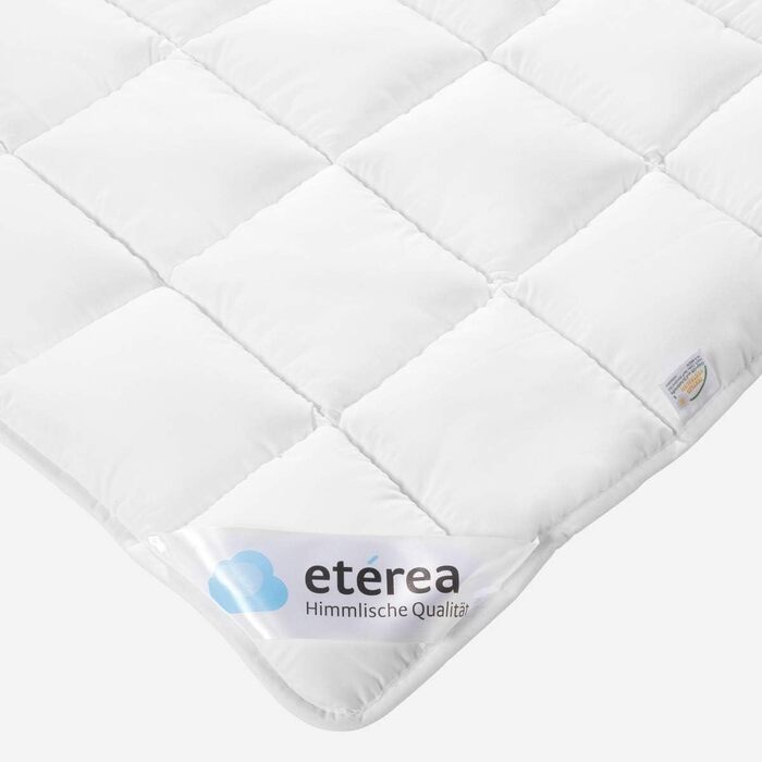 Ethereal Winter Blanket 135x200 warm - Frieda Down Comforter certified to Oeko-Tex 100 - All-Season Blanket 135x200 - Extra Soft Top Blanket - Blanket Duvet Comforter - Winter Blanket 135x200cm White