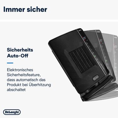 De'Longhi DCH7993ER.BC Heater, 1 Liter, Black, 25x18x37 Single