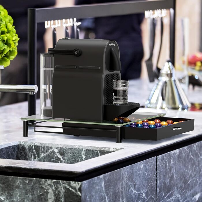 Підставка для капсул Nespresso OriginalLine Deco Brothers з кришталевого скла, прозора