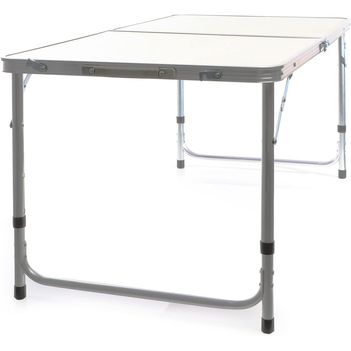 Зручний складаний туристичний стіл з регулюванням висоти 54/61/70 см. Алюмінієвий каркас, стільниця з МДФ, портативний, багатофункціональний, буфетний, для кемпінгу, саду та відпочинку (120x60x70 см)