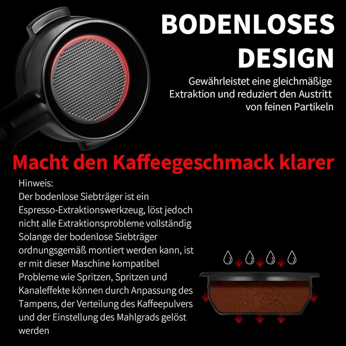 Портфільтр MHW-3BOMBER Astra 54 мм без дна для еспресо-машин Sage/Breville Barista Express BES870XL/BES878/BES880, модель BP7025B-OS