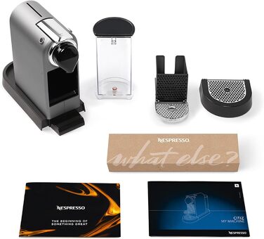 Кавомашина Krups Nespresso XN741B Citiz, еспресо, автоматична, 1 л, 1260 Вт, срібляста
