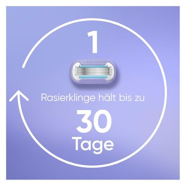 Жіноча бритва Gillette Venus Extra Smooth Swirl, фіолетова (бритва + 3 змінні касети)