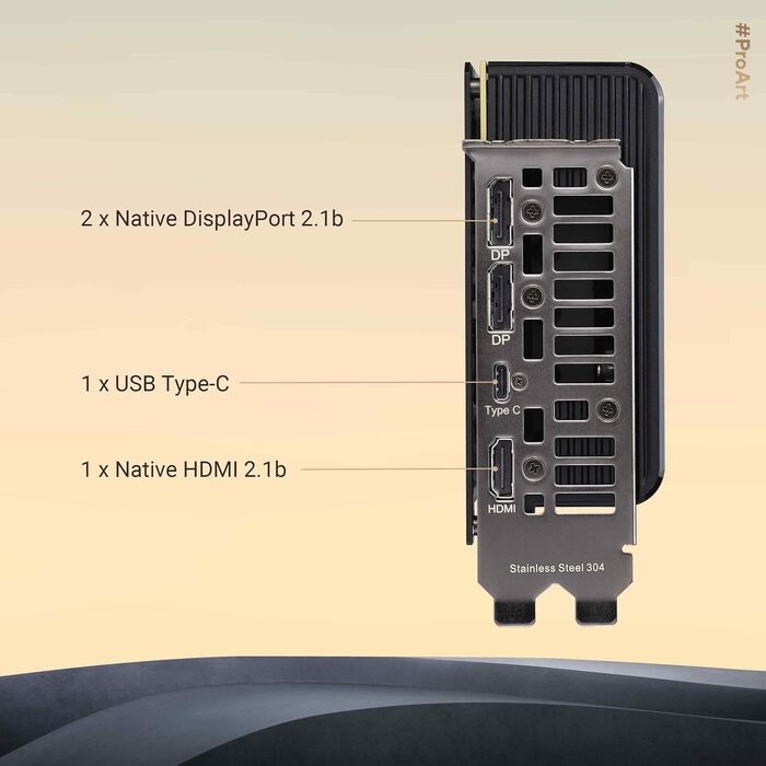 Відеокарта ASUS Prime GeForce RTX 5070 Ti ProArt OC Edition 12GB GDDR7, чорна