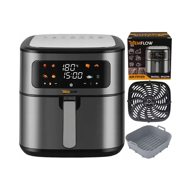 Аерофритюрниця Memflow 8 л, срібляста