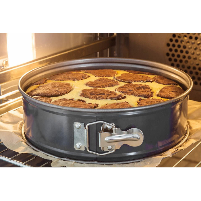 Набір форм для випічки Rosenstein & Söhne (3 шт.) з антипригарним покриттям, діаметр 12/17/21 см. Форми для тортів, набір круглих форм для випічки, ідеально для дня народження