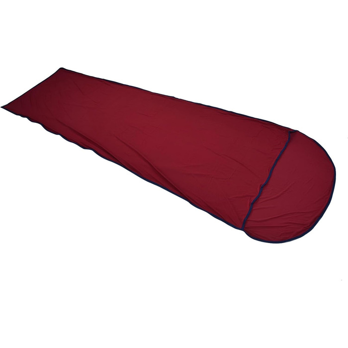 Qukai Elastic Sleeping Bag Liner Ultralight Sleeping Bag Liner Elastic Travel Sheet for Outdoor Camping Multifunctional Sleeping Bag Liner Burgundy