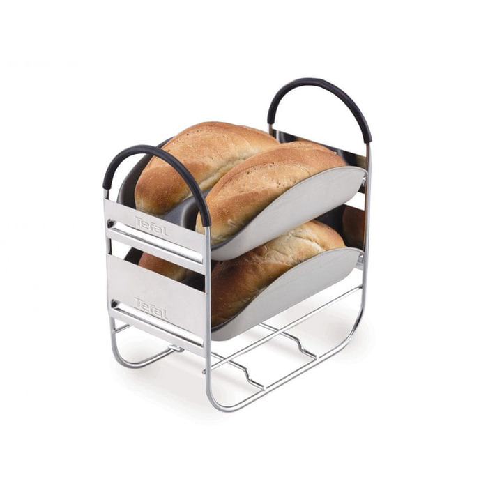 Хлібопічка Tefal, біла, 1600 Вт, 1.51 кг, 16 програм, комплект
