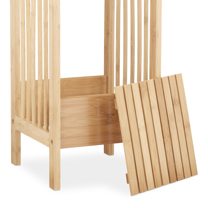 Relaxdays Bamboo Umbrella Stand