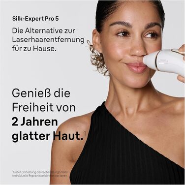 Braun Silk·expert Pro 5 IPL епілятор для безболісної епіляції вдома – білий/золотий (PL5442) + чохол, бритва Gillette Venus та 4 насадки. Зроблено в Німеччині