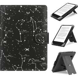 Чохол для Kindle, Kobo, Pocketbook, Tolino, Sony eReader (6.8'') з підставкою, шкіра, Konstellation