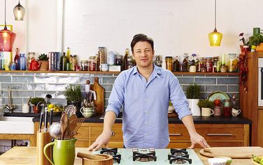 Сковорода Tefal Jamie Oliver E85606 28 см з індукційним дном та термоспортом. Антипригарна нержавіюча сталь