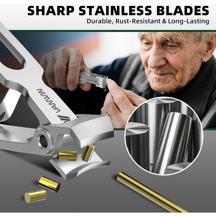 Кусачки для нігтів великого пальця ніг Nagel (Німеччина) 37мм, сталь, для чоловіків та літніх людей