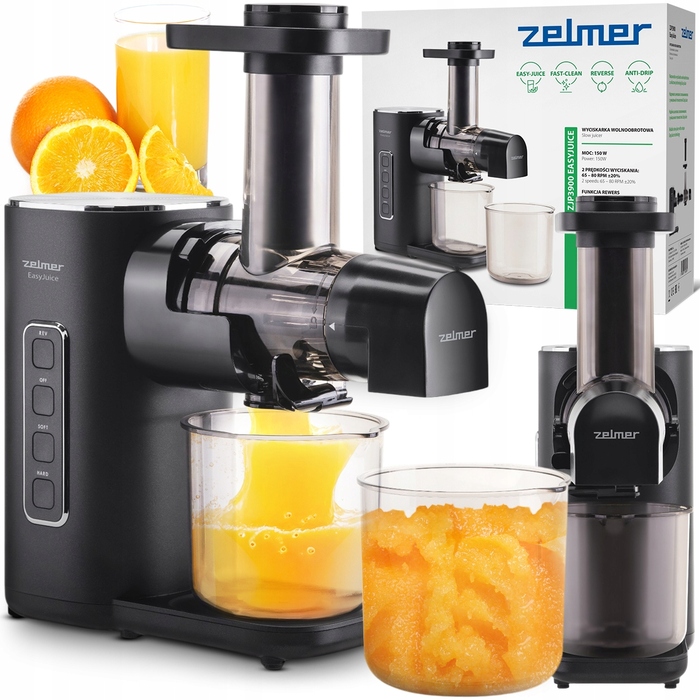 Вертикальна шнекова соковижималка Zelmer ZJP3900 150 Вт