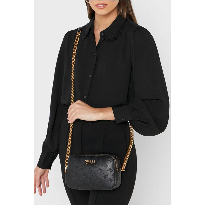 Сумка через плече GUESS Noelle Logo Black - оригінальна жіноча сумка