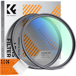 Фільтр K&F Concept 67mm: поляризаційний (CPL) + захисний (UV) – набір, Nano Klear-Серія