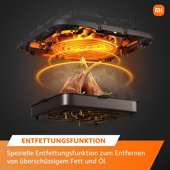 Фритюрниця повітряна Xiaomi Smart Air Fryer 6.5L, біла, смарт-керування