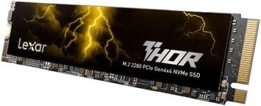 Lexar Thor Pro 1TB SSD: Швидкий M.2 NVMe накопичувач PCIe Gen4 для PS5, ноутбуків та ПК
