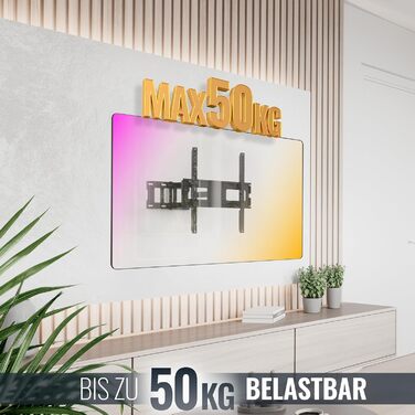 Кріплення для телевізора RICOO S5144: поворотне, нахильне, універсальне для телевізорів 30-55 дюймів (до 50 кг, VESA 400x400 мм)