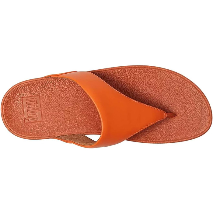 Сандалії жіночі Fitflop Lulu з шкіри, з підтримкою пальців, помаранчевий (37 EU)