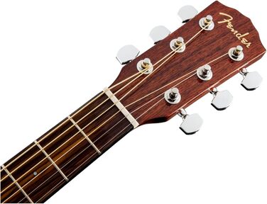 Електроакустична гітара Fender CD-60SCE Dreadnought, Махагоні, 6-струнна, з безкоштовними онлайн-уроками Fender Play, Натуральний колір