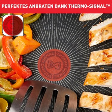 Сковорода Tefal Unlimited On 24 см з антипригарним покриттям Titanium, індукційна, з індикатором нагріву, для всіх плит, чорна