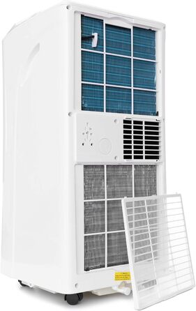 Мобільний кондиціонер IPOTOOLS 9000 BTU з витяжною голкою: охолодження, вентиляція, осушення. Білий