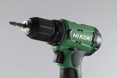 Акумуляторний дриль-шурупокрут HiKOKI DS18DA (18V, Li-Ion, 50 Нм, 20-рівневе регулювання крутного моменту, LED, у транспортному кейсі, з 2x 2.0 Ah акумуляторами та зарядним пристроєм)