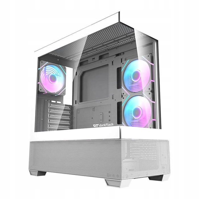 Корпус для комп'ютера Darkflash DS900 (білий) + 7 ARGB вентиляторів