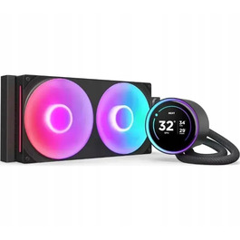 Рідинне охолодження NZXT Kraken Elite 280 RGB V2 LCD, чорне