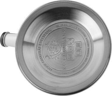 Електричний чайник-заварник Induktion 2.5L з автоматичним свистком - нержавіюча сталь для індукційних, газових та електричних плит