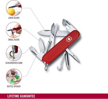 Швейцарський мультитул Victorinox Super Tinker 1.4703 – червоний, 14 функцій