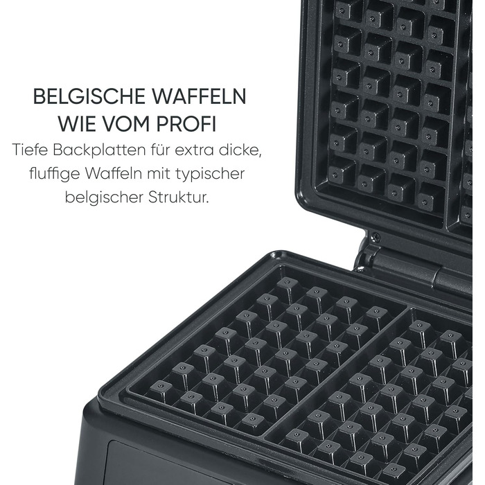 SEVERIN WA 2106 Electric Heart-Shaped Waffle Maker - Slim Design, Non-Stick Coating, 1200W