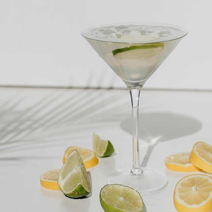 Набір келихів для Мартіні Martini, 4 шт., ручна робота, преміум кришталь, для коктейлів (Мартіні, Космополітен, Манхеттен)