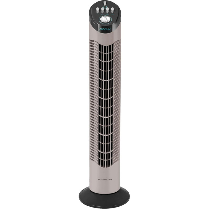 Турбовентилятор Cecotec EnergySilence 9090 Skyline, 76 см, білий, висота 30 дюймів, ручне керування