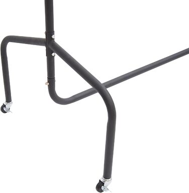 HOMCOM Clothes Rack Clothes Trolley Laundry Rack Rolling Wardrobe Clothes Stand (150 x 60 x 170 cm)