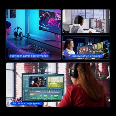 SSD NVMe M.2 PCIe Gen4 4TB з радіатором для PS5, ноутбука та ПК. Швидкість до 7400 МБ/с, 3D NAND TLC. Внутрішній SSD накопичувач