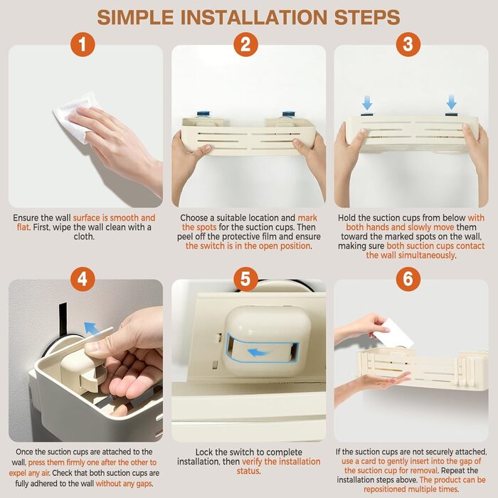 Сучасна душова полиця Lekesky, стійка до іржі, 2 шт., Gunmetal Grey, алюміній, на присосках, без свердління, з 12 гачками (прямокутна)