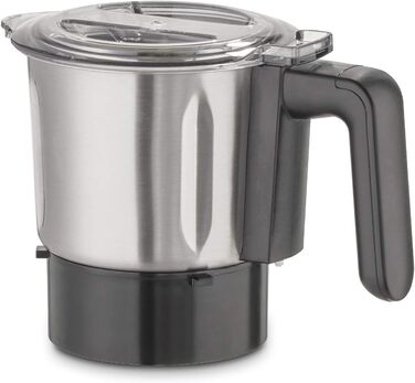 CASE B 1800 PowerBlender Set - Stand Mixer, 28,000 RPM, 1.75 L Glass Container, incl. Drinking Bottle and Chopper, Mixer Test Winner with Very Good Rating, Stainless Steel Stand Mixer + Accessories
