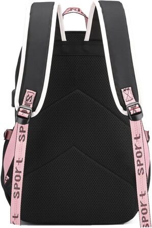 Шкільний рюкзак для дівчат з совою, Harry Magic, 7-15 класи, рожевий, 46 x 29 x 16 см