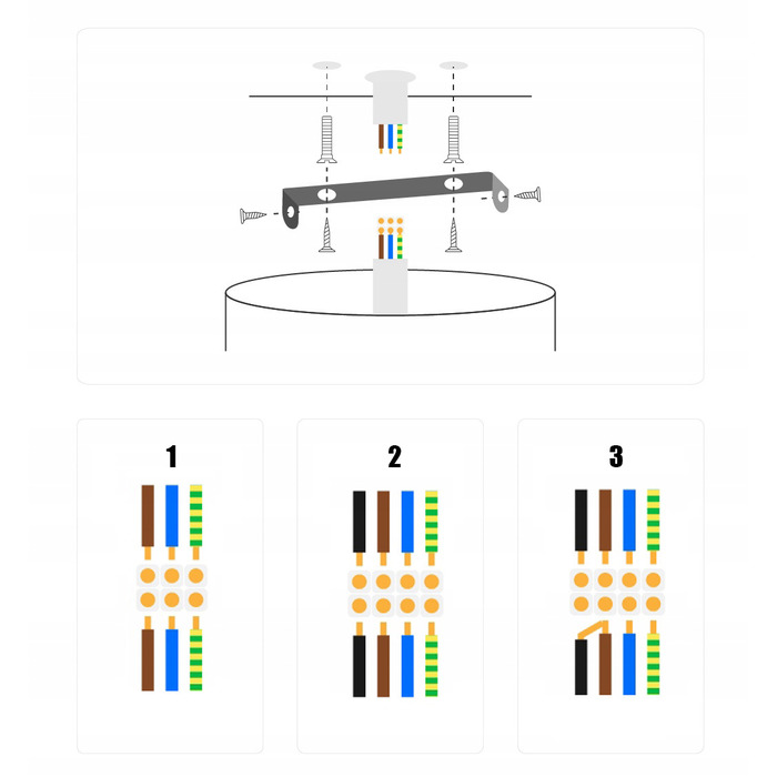 Сучасний настінний світильник-бра, стильний підвісний плафон LED (патрон E27)