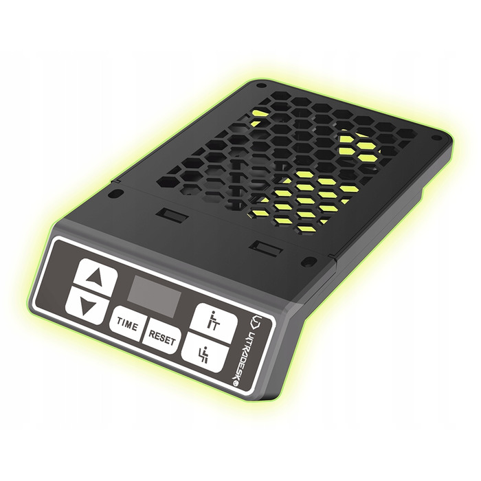 Ігровий стіл Ultradesk LEVEL V2, чорний, з електричним регулюванням висоти