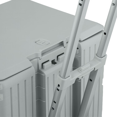 Relaxdays Shopping Trolley with Lid