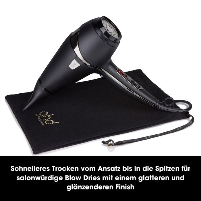 ghd Air Hair Dryer - Powerful Salon-Quality Hair Dryer for Fast Drying & Reduced Frizz - Suitable for All Hair Types ghd Air 2.0