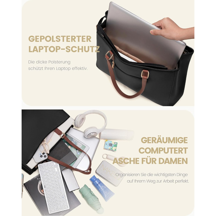 Сумка для ноутбука LOVEVOOK жіноча 15.6