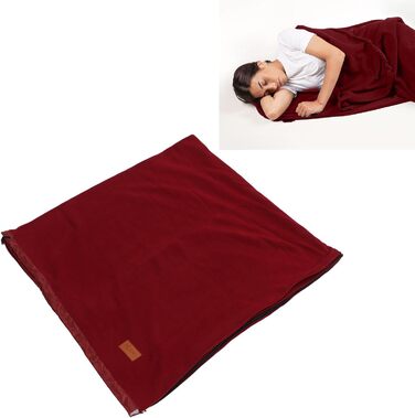 Fleece Sleeping Bag Liner, Washable, Durable, Soft Sleeping Bag Liner, Portable, Widely Used for Travel