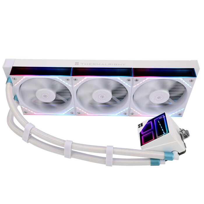 Thermalright Frozen Infinity 360 WHITE - рідинний кулер CPU з трьома вентиляторами, 2000 RPM, для AM4/AM5, Intel LGA115X/2011/1700/1851